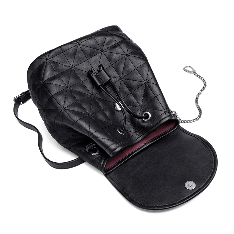 

Women's Leather Backpack Student Schoolbag Large Capacity Outdoor Travel Backpack High Quality Ladies Luxury Bag 2021 New Bag