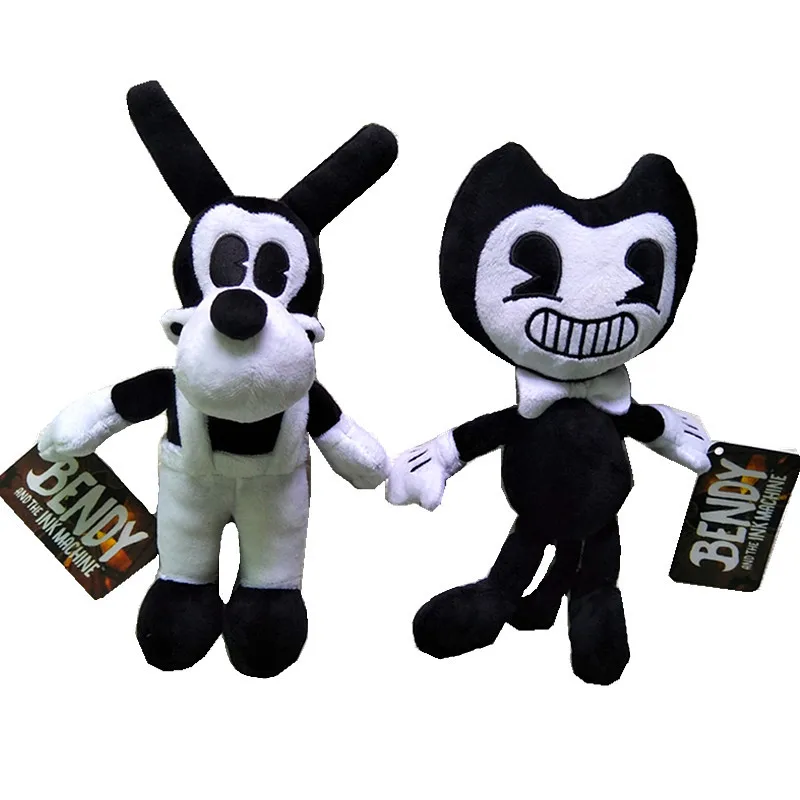 

25-30cm Bendy Doll And The Plush Ink Machine Toys Stuffed Halloween Thriller Game Plush Doll Soft Toys For Children Gift