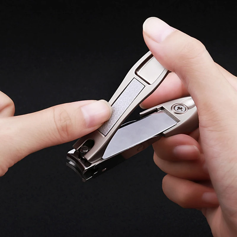 Hot Nail Clippers Durable Clipper Set Anti-splash Fingernail Toenail Nails Cutter Stainless Steel PLD |