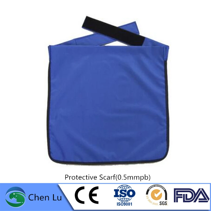 

Surprise price adult gonadal radiological protection 0.5mmpb half lead apron x-ray gamma ray radiation protective square scarf