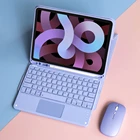 Чехол-карандаш с клавиатурой и беспроводной мышью Magic для iPad Air 4 Чехол 2020 Pro 11 чехол 2021 10,2 9 8 поколения Чехол Air 2 Pro 10,5