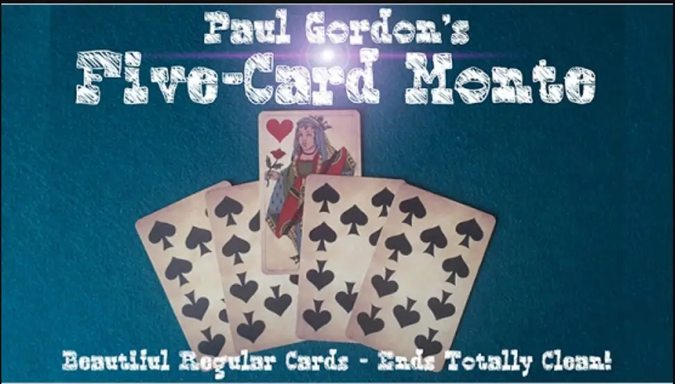 

Five Card Monte by Paul Gordon Magic tricks