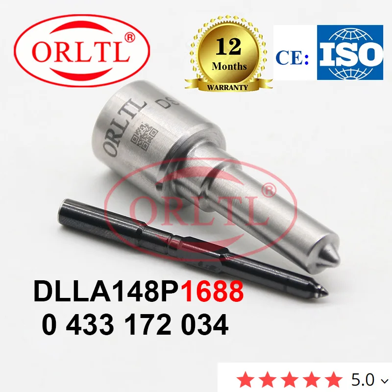 

Diesel Inyector Nozzle DLLA148P1688 0 433 172 034 0433172034 for 0445120110 0445120292 YUCHAI J6A00-1112100-A38 0445B2905400