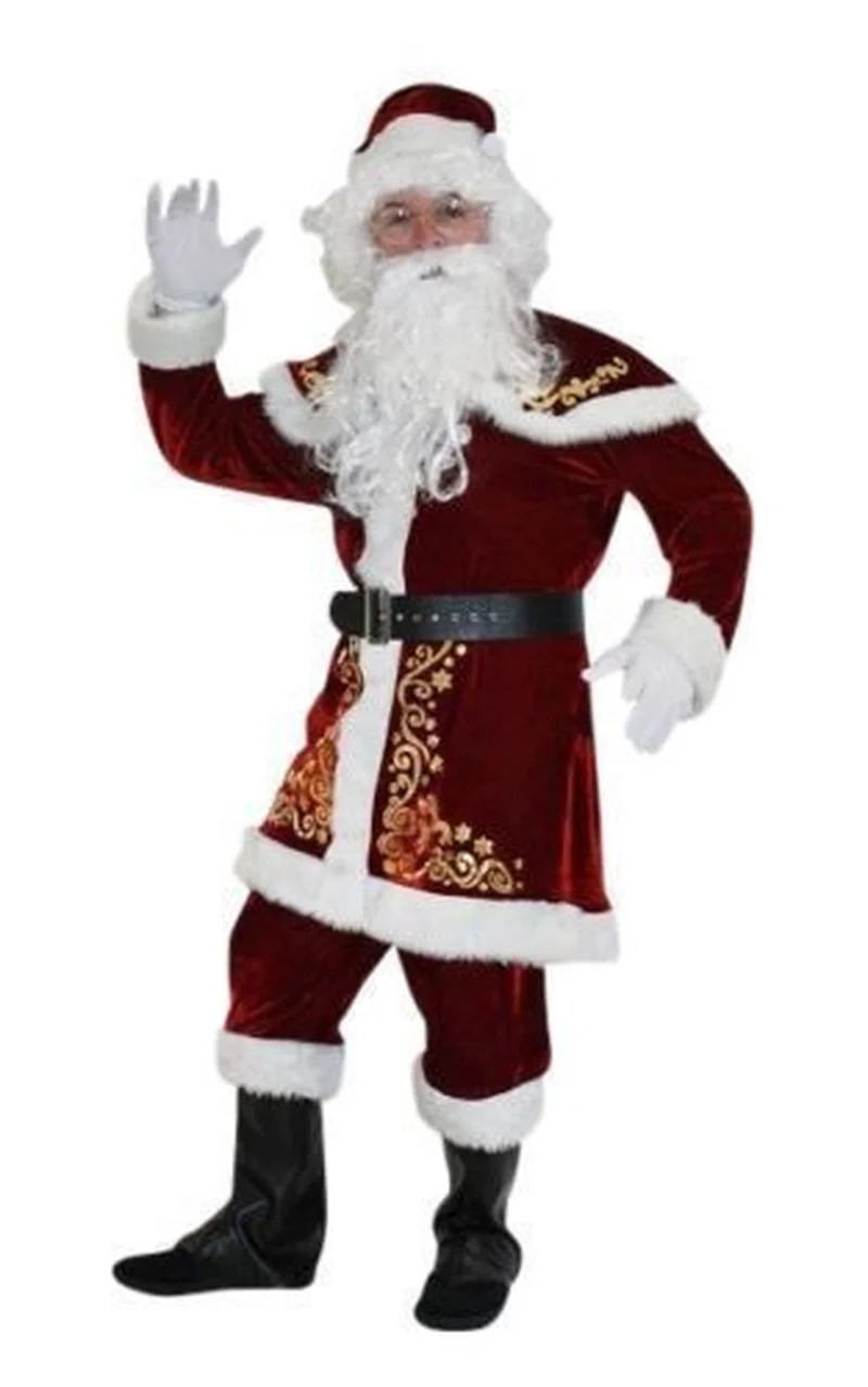 New Santa Claus Mascot Costume Suits Cosplay Party Game Dress Outfits Clothing Advertising Carnival Halloween Christmas Easter |
