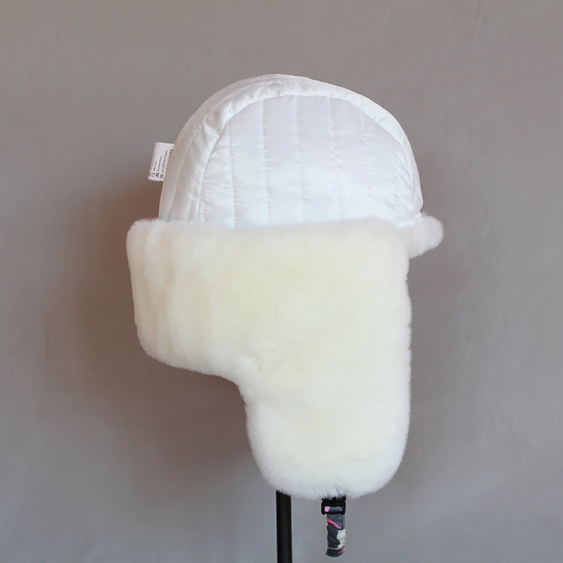 

Hommes femmes russe Bomber chapeau hiver Trooper oreillette chapeau trappeur Unshanka fausse fourrure chapeau
