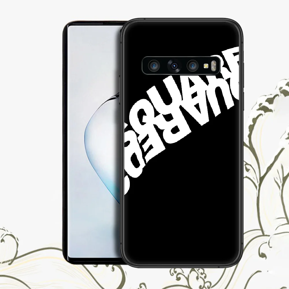 

Dsquared2 Brand DSQ2 Samsung Galaxy Note S 7 8 9 20 21 10 Plus E Lite Uitra For Phone Case black Back Luxury Prime Tpu Hoesjes