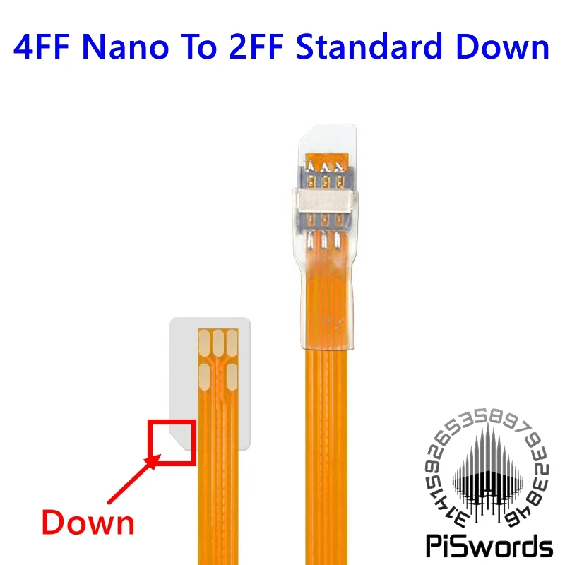 Переходник-удлинитель для стандартной SIM-карты SIM 4FF Nano Card на 2FF | Мобильные
