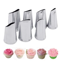 7pcsset pastry nozzles diy fondant cake icing piping decorating tools confectionery nozzles cream nozzles reusable pastry bag