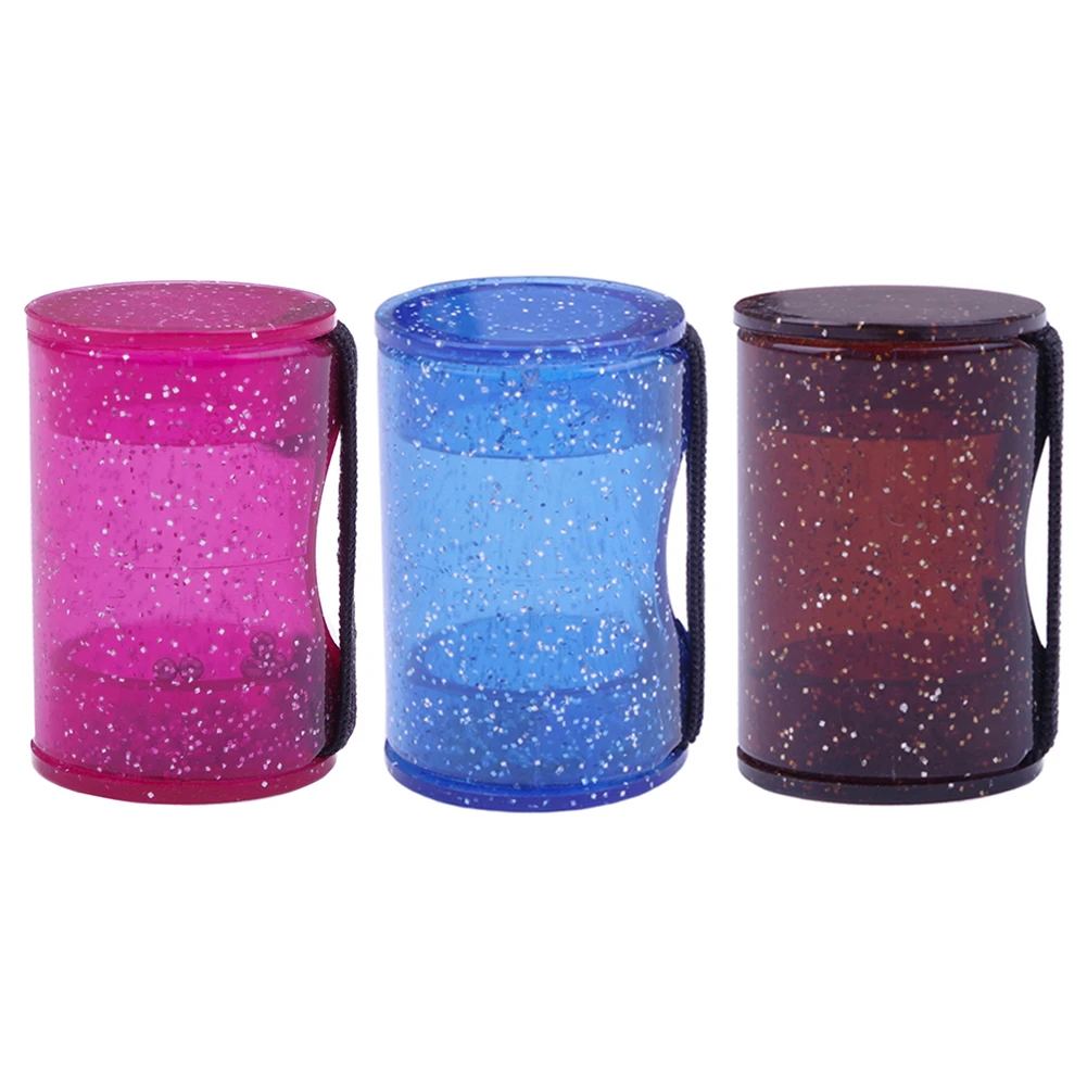 Fluorescent Glitter Finger Hammer Sand Shaker Acoustic Guitars Ukulele Rhythm Bell Maracas Instruments |