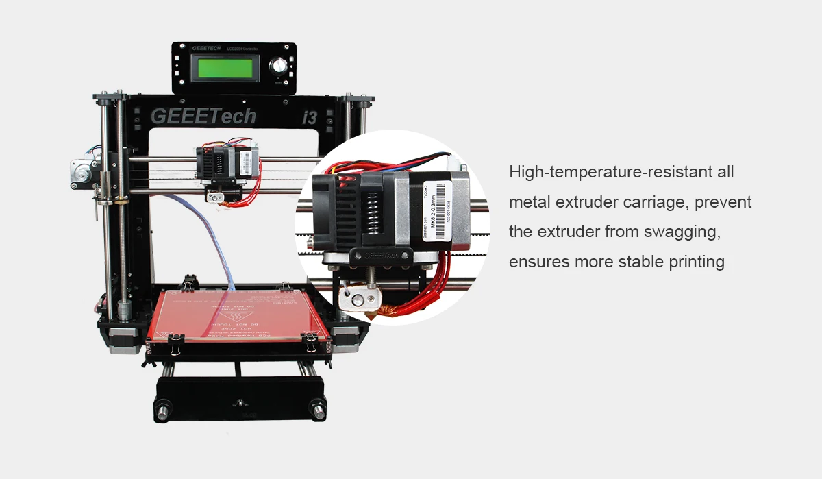 Geeetech I3 Pro B 3d принтер акриловая рамка новые Reprap Prusa DIY наборы Высокая точность Impressora ЖК зарубежный склад