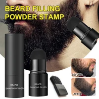 beard filler professional beard filling powder stamp waterproof mustache repair enhancer shaping stamp for men blackdark brown