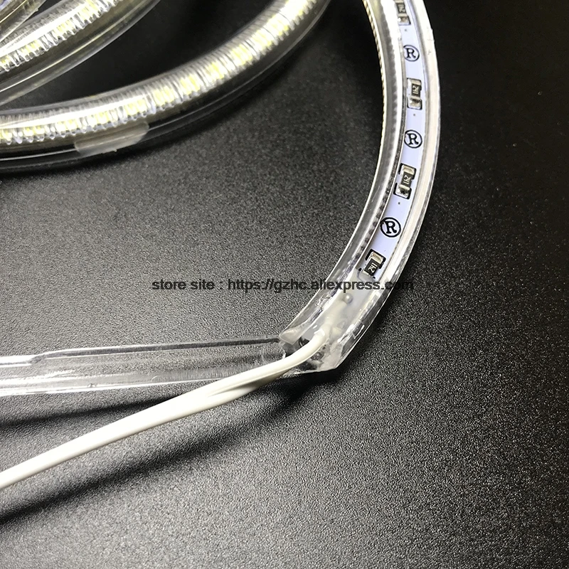 HochiTech ультра яркий SMD белый светодиодный angel eyes halo Кольцо Комплект дневного света DRL для Toyota X100 Chaser 1996-2001 6th