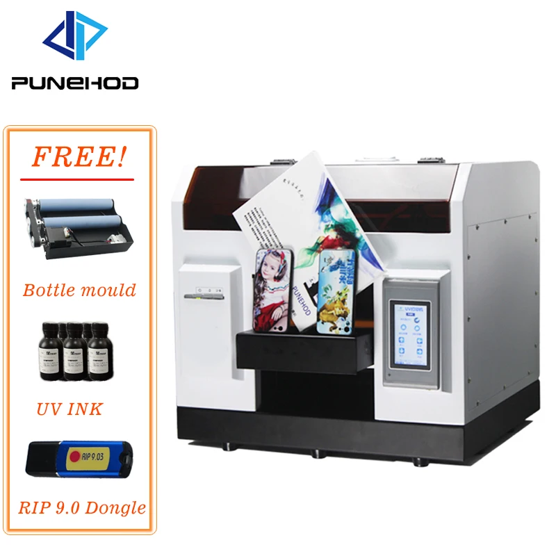 Дешевый цифровой планшетный УФ принтер a4 для бутылки логотип печатная машина |