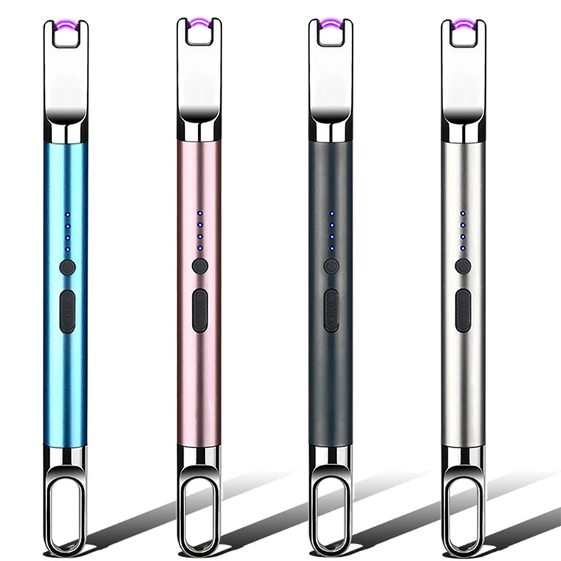 New Electronic Lighter Portable Stove ARC BBQ Windproof Plasma Pulsed Candle Flameless USB Rechargeable | Дом и сад
