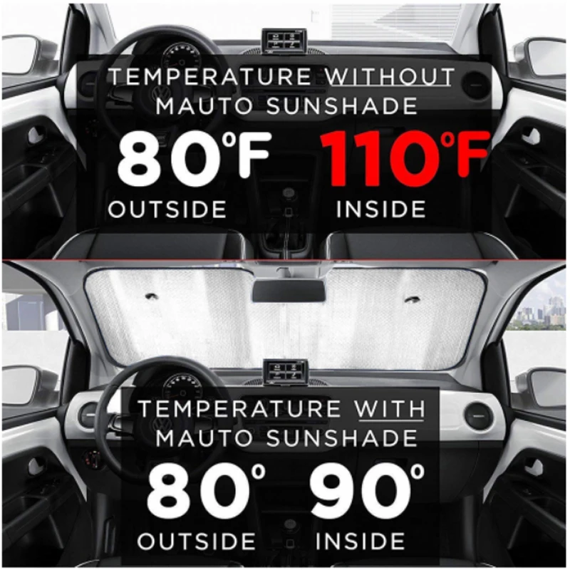 Солнцезащитный козырек для мужчин складной аниме тент лобового стекла с принтом