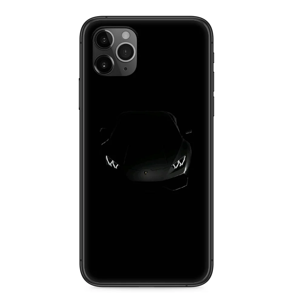 

Luxury Sports car Phone Case cover For Iphone 11 7 8 XR 5 5C 5S 6 6S PLUS X XS PRO SE 2020 MAX black waterproof art shell