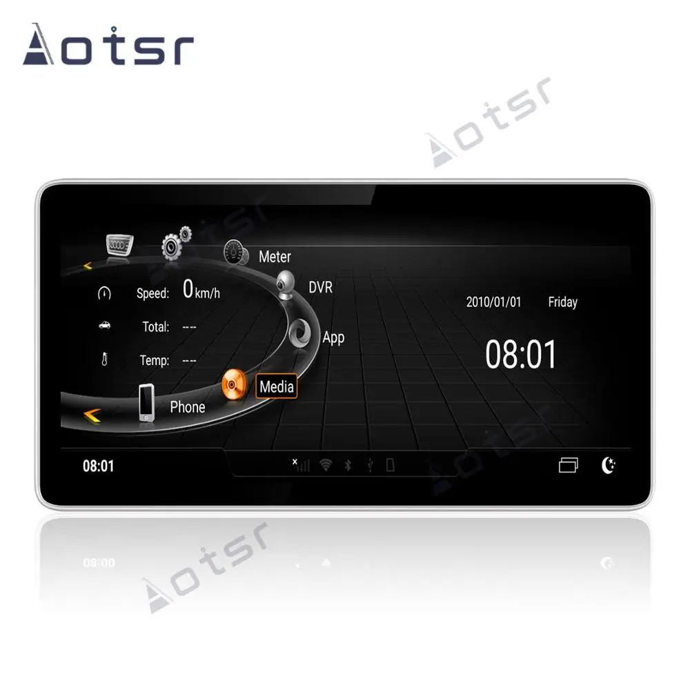 Мультимедийный экран AOTSR на Android 9.0 для AUDI Q5L 9 33 дюйма HD Wi-Fi