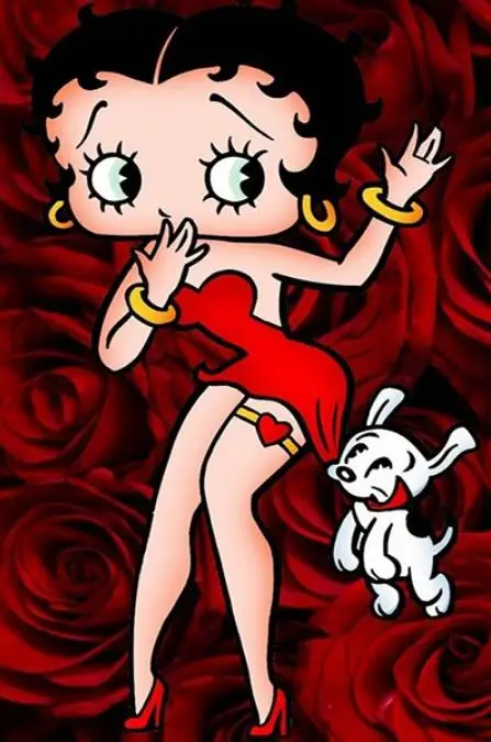 

5D Diamond Painting Betty Boop Picture Diamond Embroidery Cartoon Girl Full Set Full Square / Round Drill Mosaic Cross Stitch ki