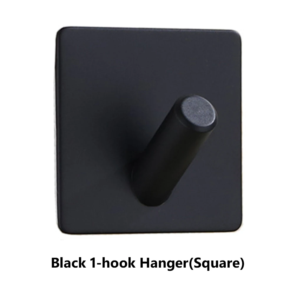 

2/4pcs Coat Hook 4.5*4.5cm 304 Stainless Steel Non-perforated Metal Coat Hook For Room Closets Door Wall Multi-purpose Hooks