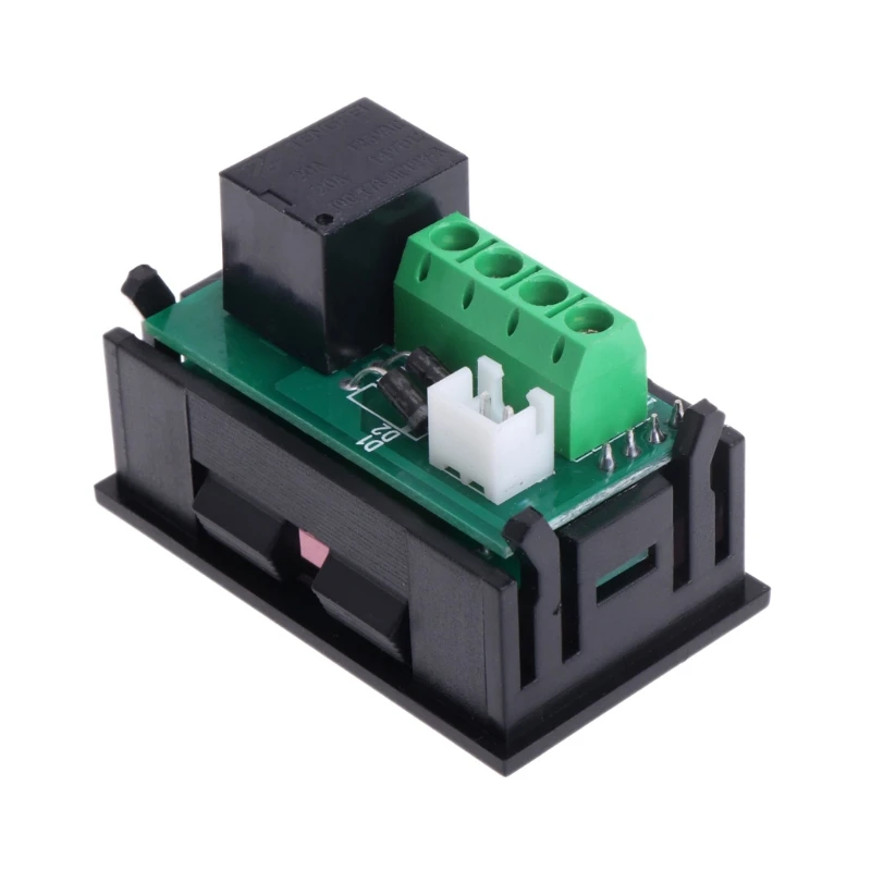 W1218 Цифровой термостат LED DC 12V Регулятор температуры Термометр Монитор Красный/синий дисплей для инкубатора включен.