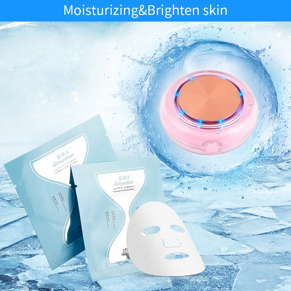 Мини маска для лица Натуральный шелк Коллаген Гиалуроновая кислота сыворотка