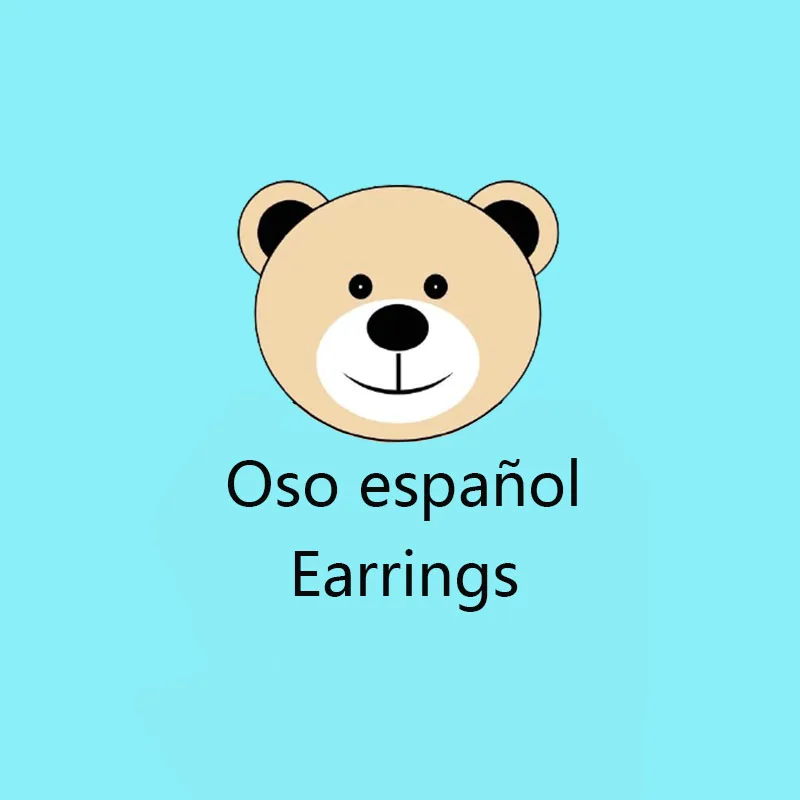 

2021 new 100% Sterling Silver Spanish bear joyas toussy Earrings tassel women's gift wholesale