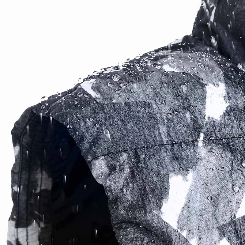 

Uleemark Men's Light-weight Business-casual stand collar Duck Down Waistcoat