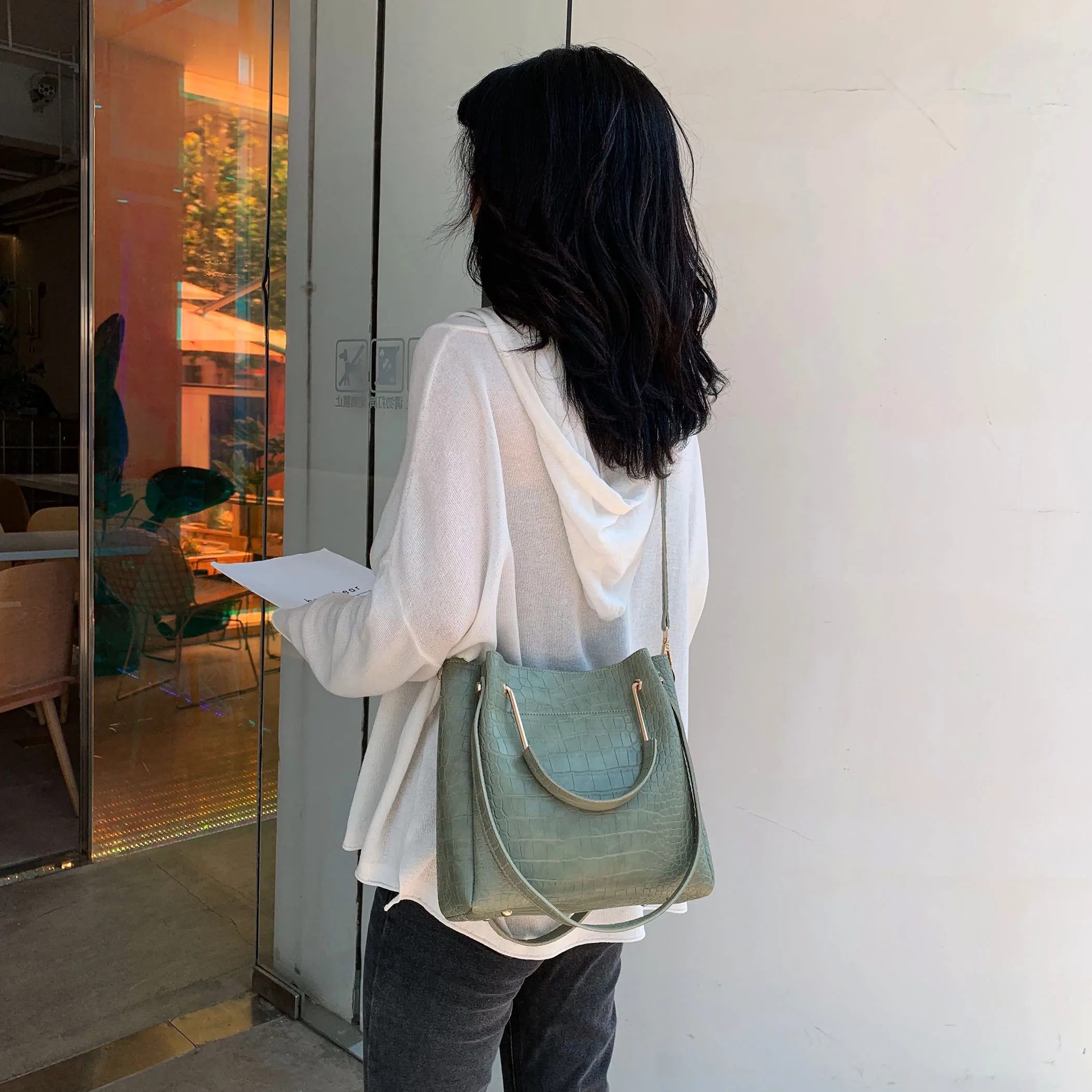 Простые дамские сумочки в стиле ретро из искусственной кожи новинка 2019 Женская