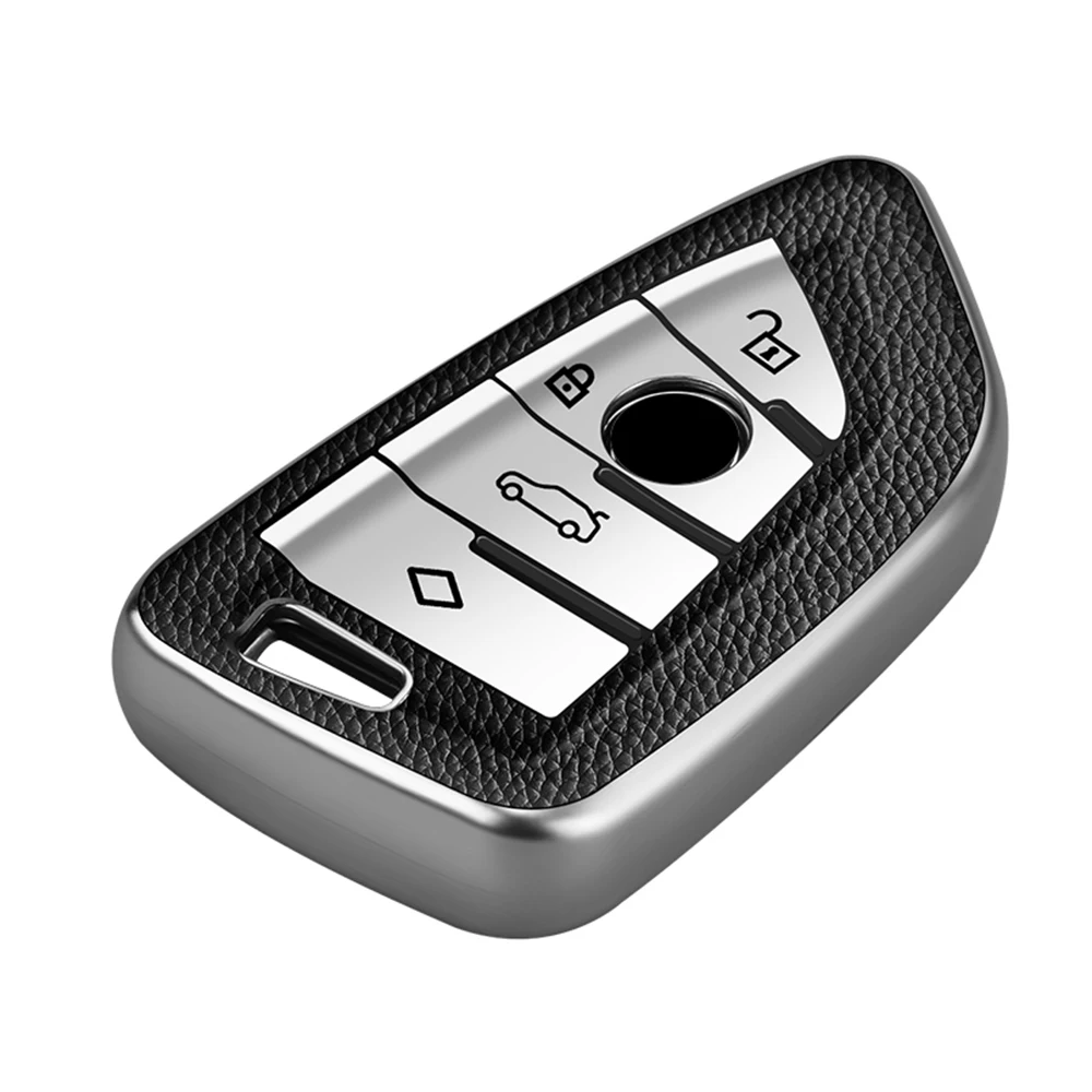 

TPU Leather Key Fob Case for BMW 2 5 6 7 Series X1 X2 X3 X5 X6 Premium Soft TPU Anti-dust Full Protection Car Styling