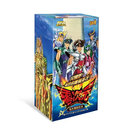 Настольные игрушки для семейных игр Zero Saint Seiya 50 210 шт./упак. TCG рождественский
