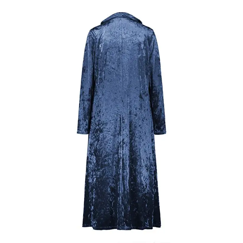 

Women Coats Autumn Coat Trench Coat for Women Cardigan Women Velvet Outwear Long Velvet High Street Female Coat Pull Open Stitch