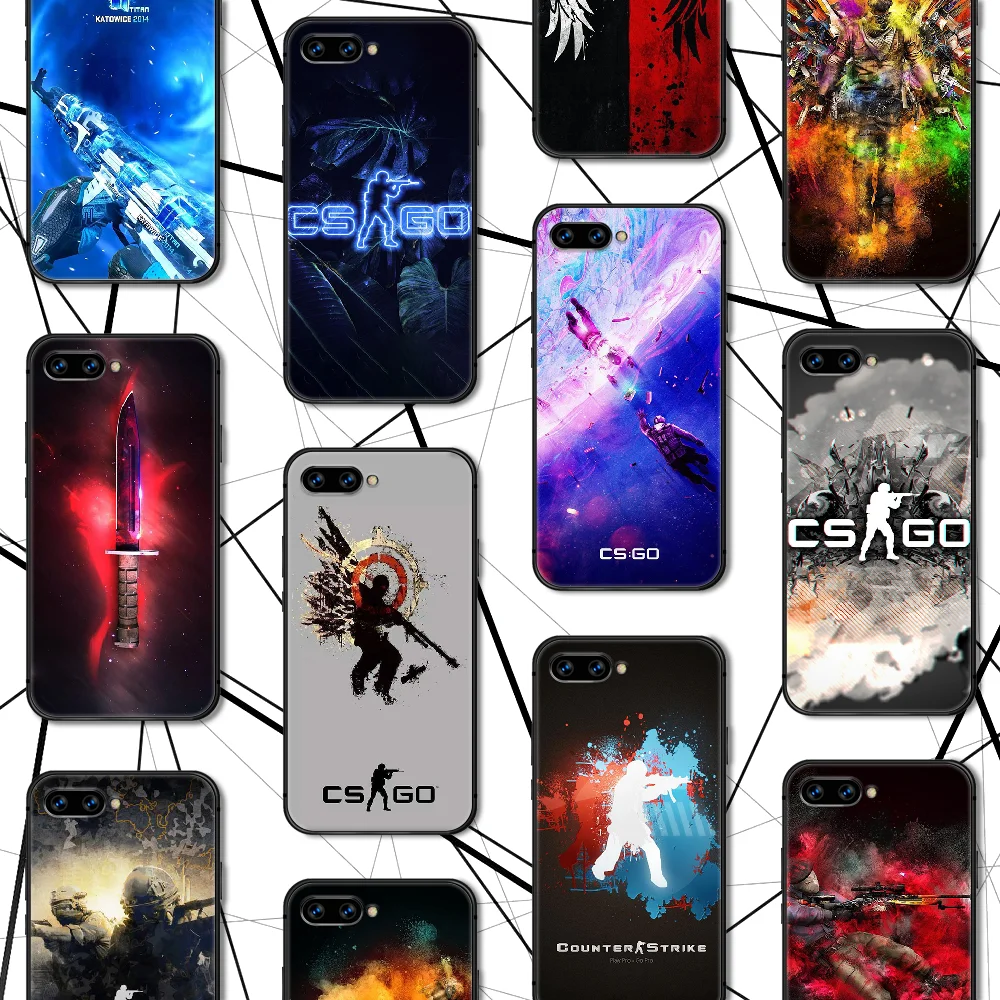 Чехол для телефона CSGO с играми CS GO чехол HUAWEI Honor 6A 7A 8 8A 8S 8x9 9x 9A 9C 10 10i 20 Lite Pro черный