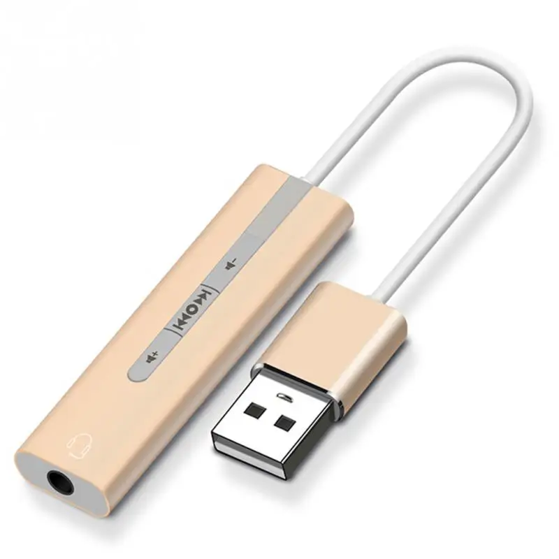 2 в 1 Говоря для ПК гарнитура адаптер USB к 3 5 мм разъем маленький Портативный