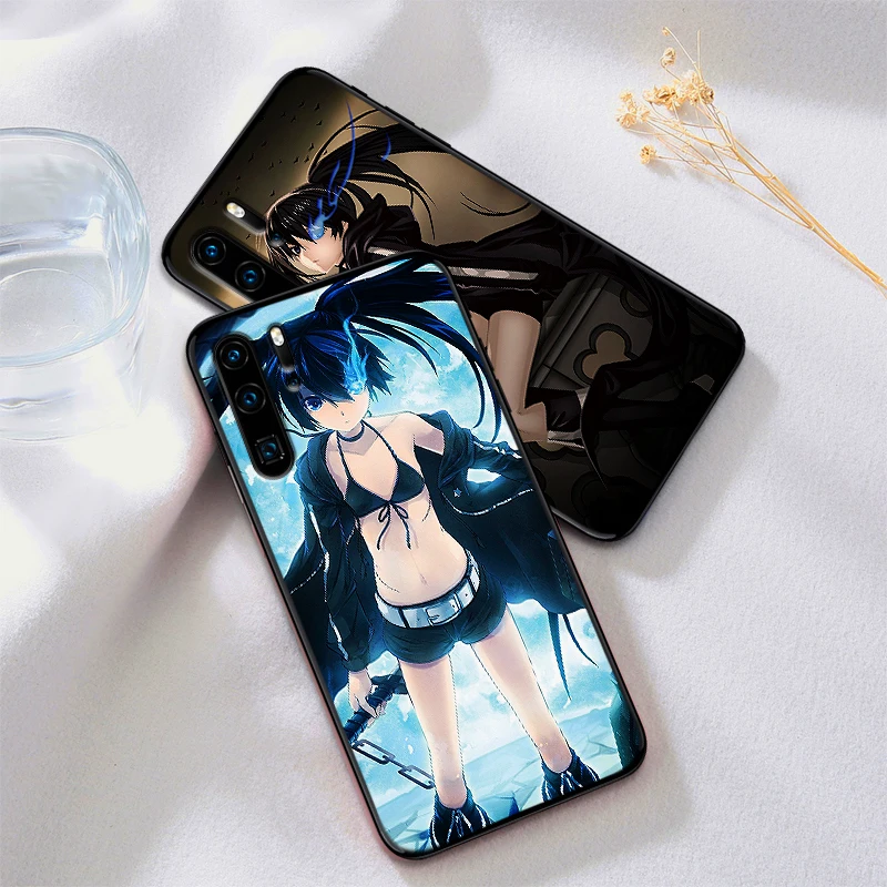 Мягкий чехол из ТПУ для huawei P8 P9 Mini P10 P20 2019 P30 LITE аниме black rock shooter sexy girl Для P Smart Z 2018