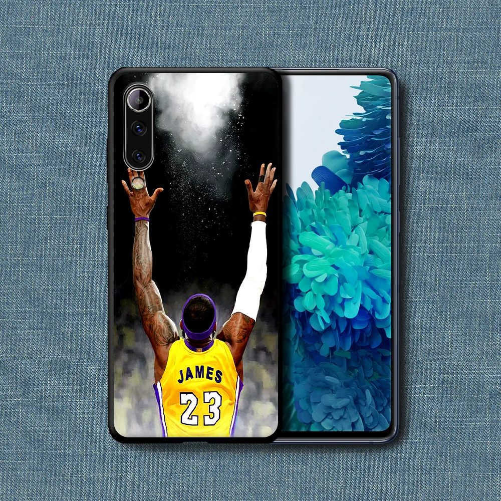

LeBron James Basketball 23 Phone Case For Xiaomi Mi Note 10 A3 9 MAX 3 A2 8 9 Lite Pro Ultra black Cell Painting Coque Luxury