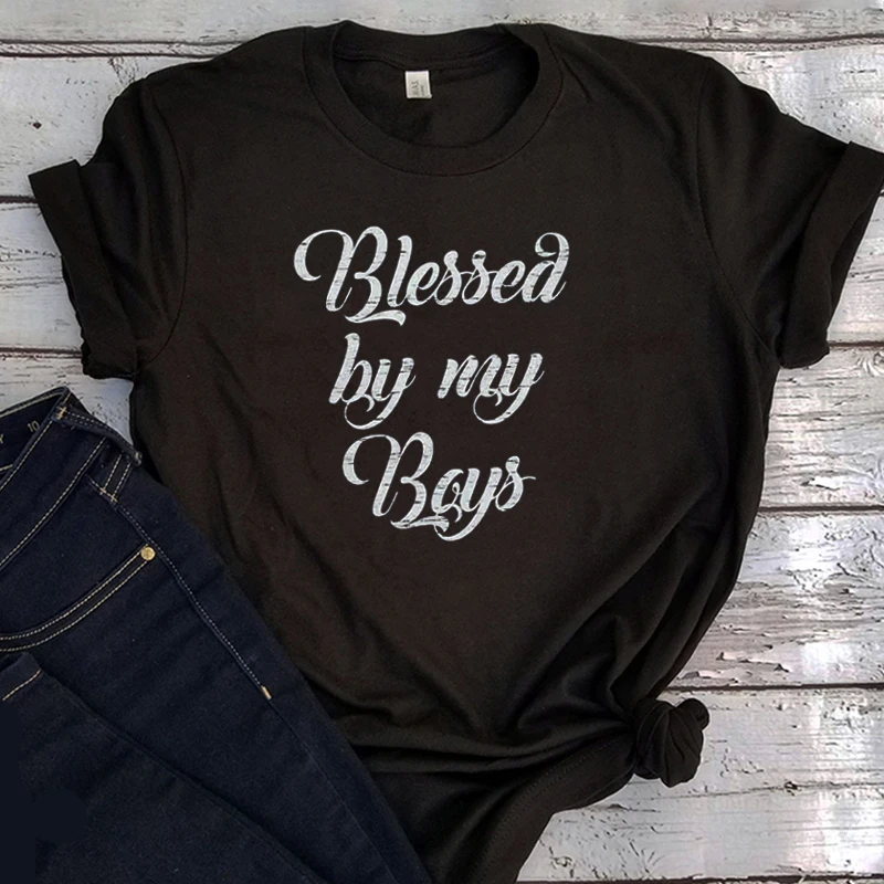 

Mom Life Print Women Summer T-shirts Harajuku Tees Female Short Sleeve 2021 Mother's Day Gift Aesthetic Vintage Tshirts Tops L