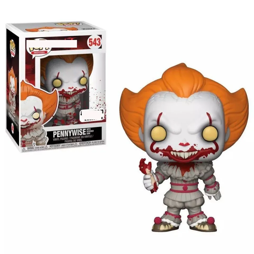 Тематическая экшн фигурка поп IT Pennywise & Чаки игрушка Клоун аниме модель из ПВХ