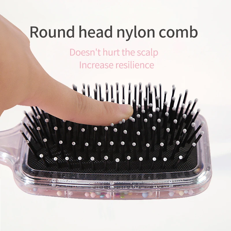 Расческа с мультяшным радужным принтом воздушная подушка массажный