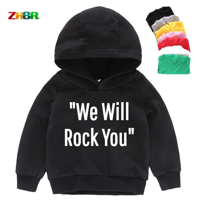 

Детские толстовки Rock you, детские толстовки для девочек и мальчиков, одежда, толстовки, свитшоты, одежда для девочек, толстовки с надписью, Кру...