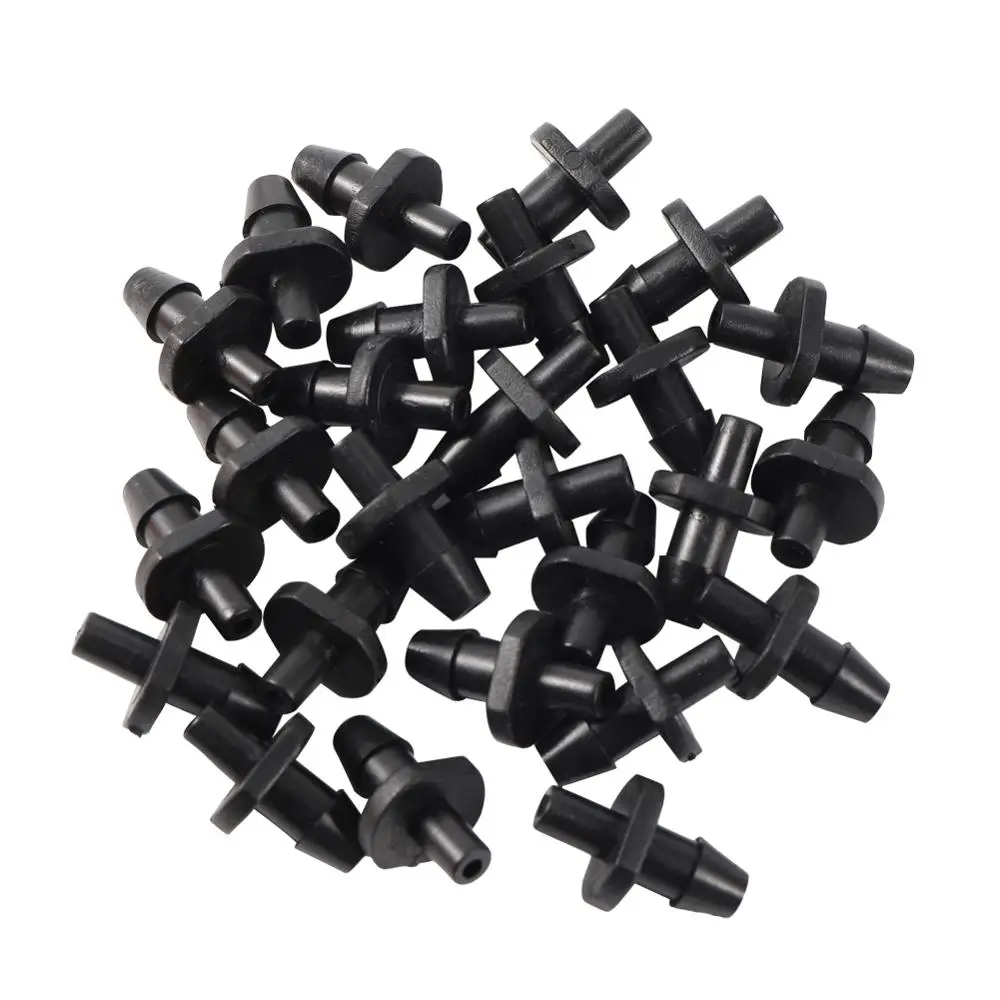 4/7 мм колючий шланг фитинги 4 Single Barb прямой соединитель для муфта садового шланга