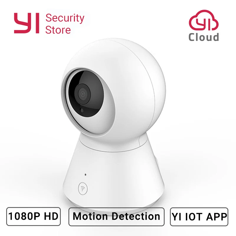 Новая 1080P умная купольная камера с питанием от камеры YI Wi Fi