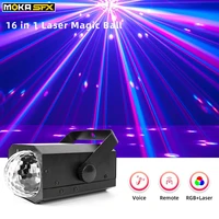 led rgb 16 in 1 disco magic ball laser projector party light music stage lighting for dj bar club home