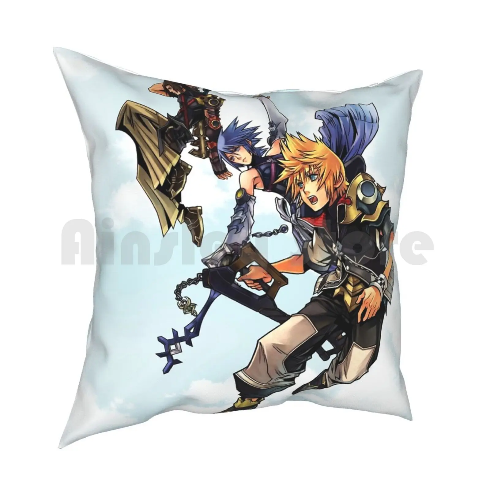 Ventus Aqua и Terra-Kingdom подушка с изображением сердца родов сна детская мягкая обложка