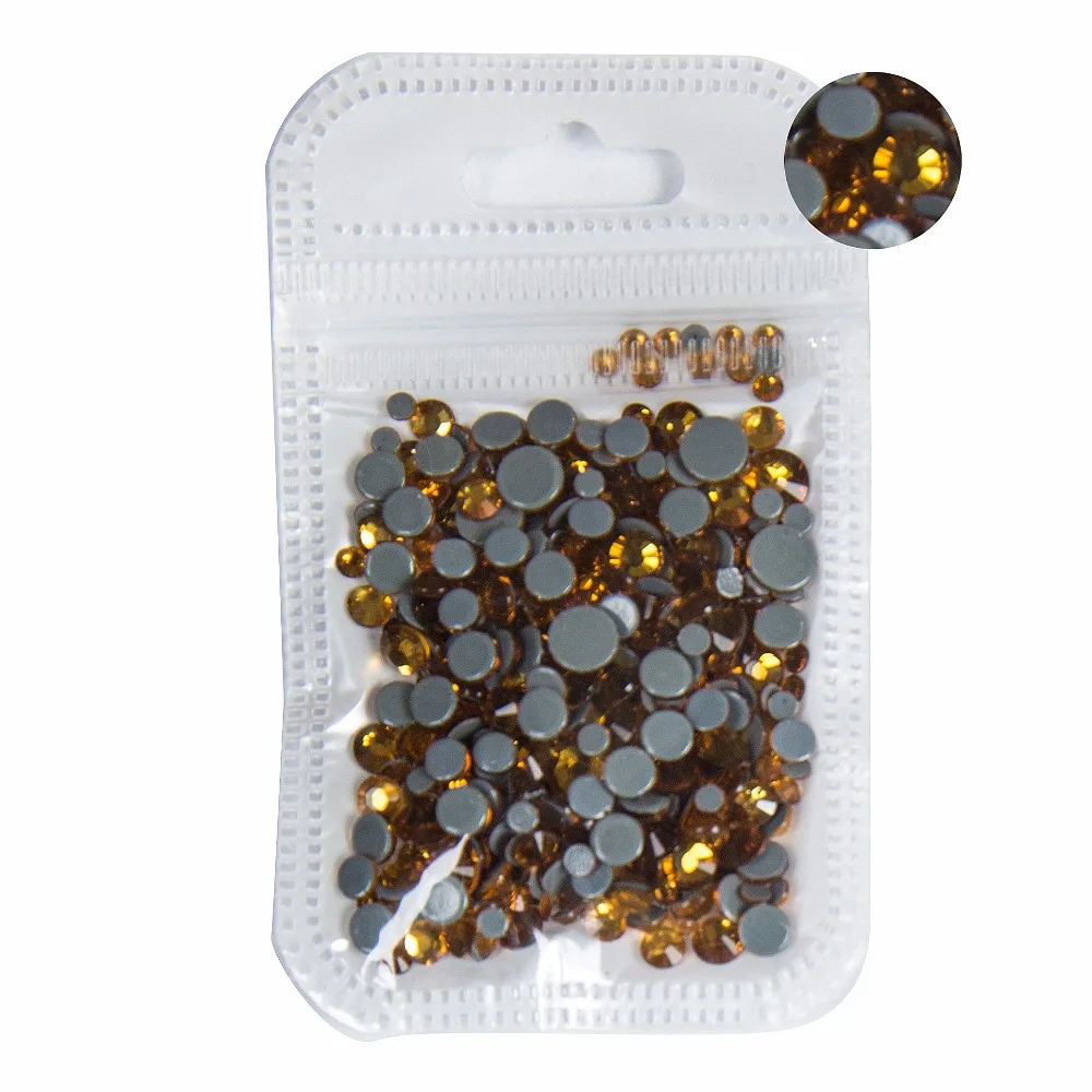 AAAA + Лучший Качественный топаз разных размеров стразы горячей фиксации более