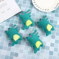 8pcslot 7 59 7cm plush cartoon crocodile toy applique crafts for children hair clip accessories and garment accessories