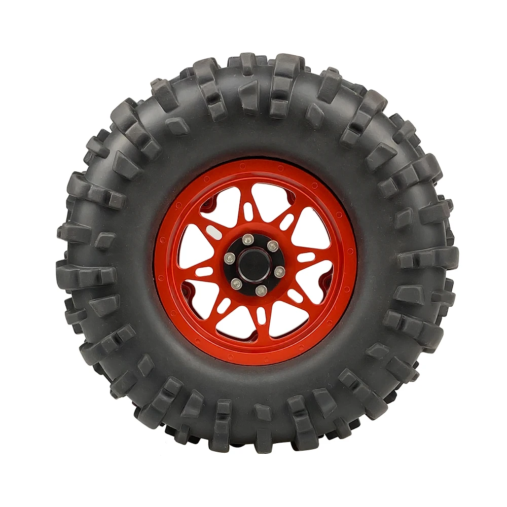 MEREPACCOR 4 шт. 1/10 RC Рок Гусеничный алюминиевый сплав 2 &quotBeadlock колеса диски для