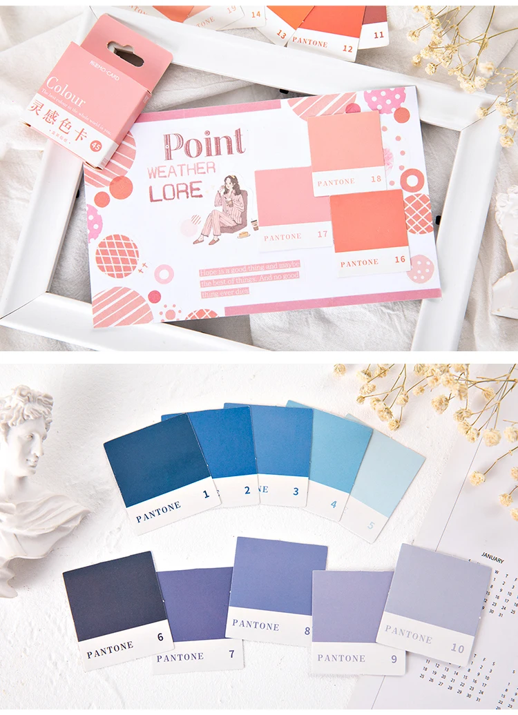 Creative 45 Colours Tag Writable Paper Stickers Decoration DIY Album Diary Scrapbooking Label Stationery Stickers