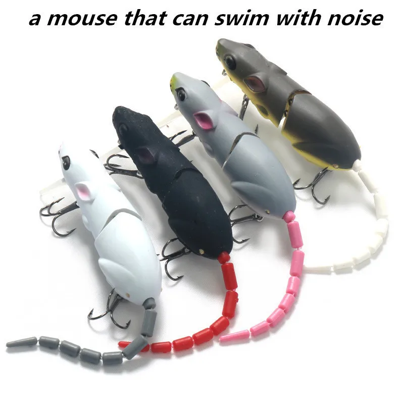 Рыболовная крыса 15 см с тройным крючком приманка для джиггинга 2 секции большая
