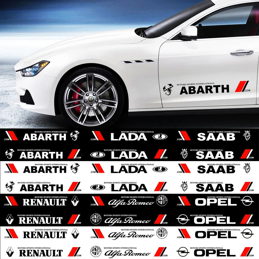 2 шт./компл. наклейка с логотипом автомобиля Стайлинг наклейки на дверь для Chevrolet