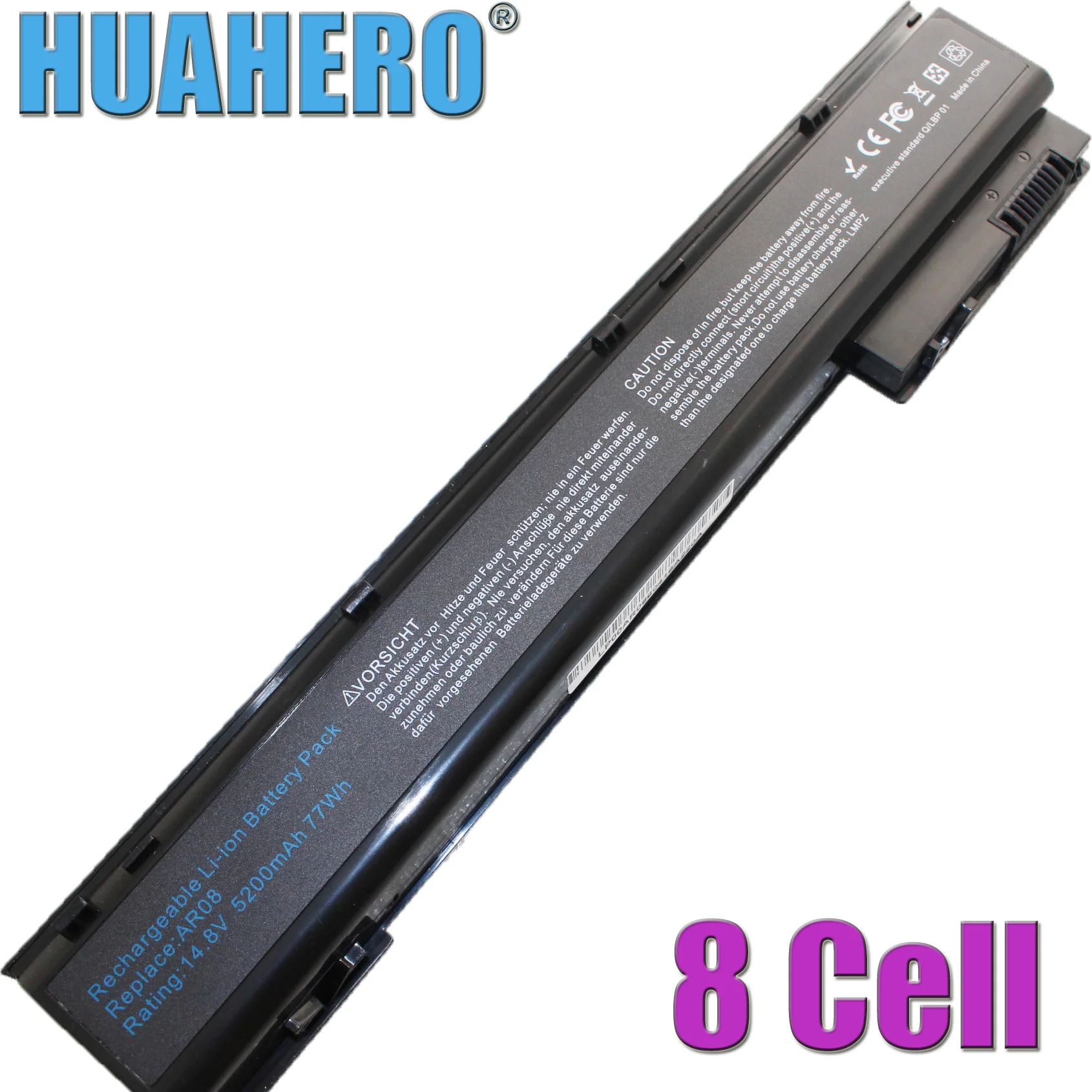 

HUAHERO 8CELL battery AR08 AR08XL for HP ZBook 15 G1 G2 17 Mobile Workstation Laptop HSTNN-DB4H IB4H IB4I 707614-121 707615-141